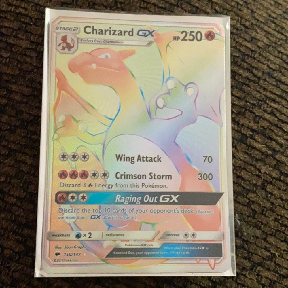 Rainbow rare charizard